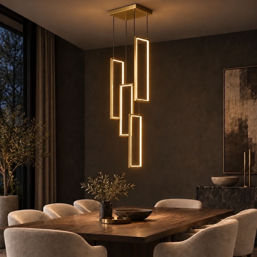 Haze Rectangle Pendant Chandelier Modern Chandelier