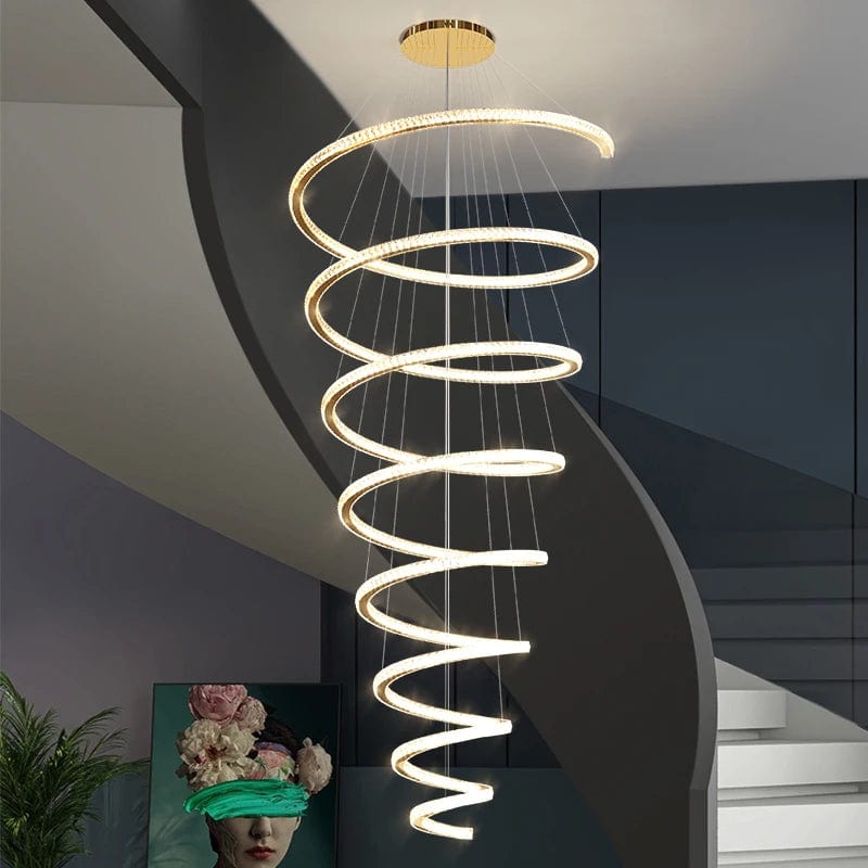 Hazel Oversized Crystal Chandelier Modern Chandelier