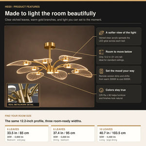 Heidi Led Modern Chandelier Modern Chandelier