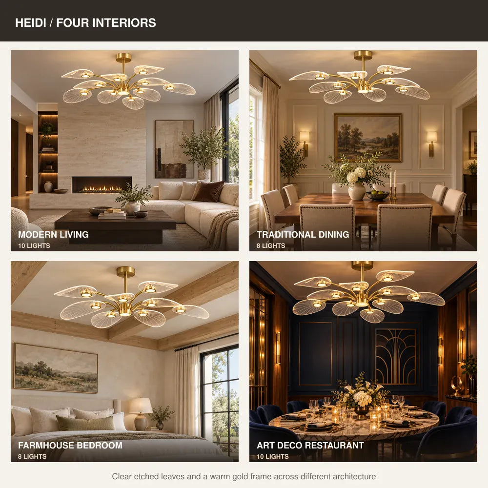 Heidi Led Modern Chandelier Modern Chandelier