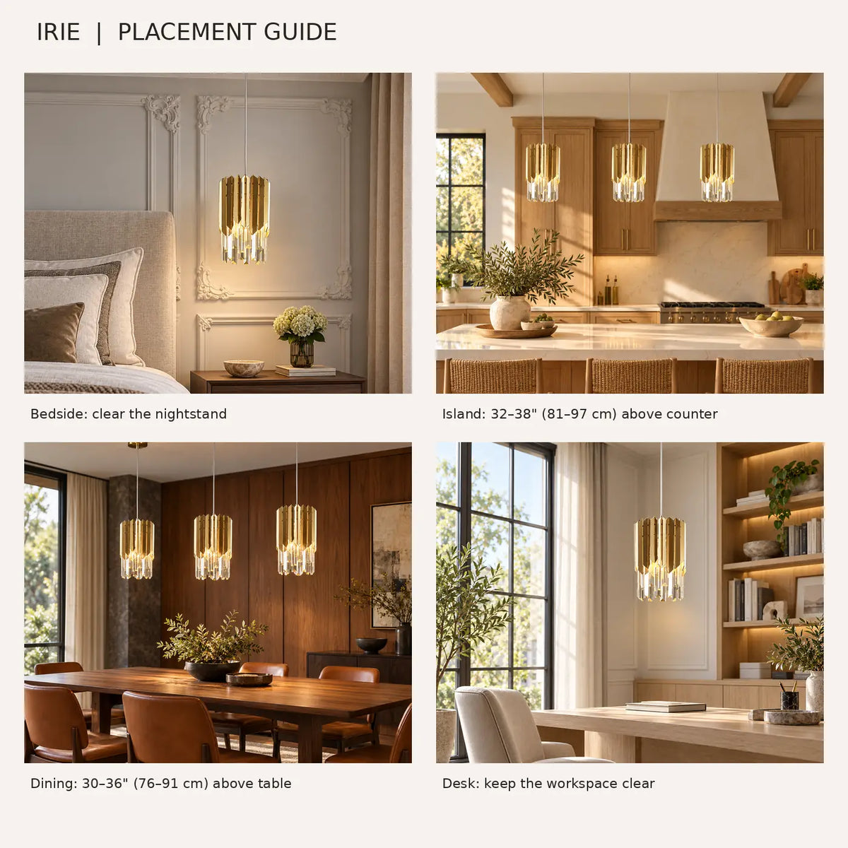 Irie Modern Crystal Pendant Light Modern Chandelier