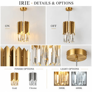 Irie Modern Crystal Pendant Light Modern Chandelier