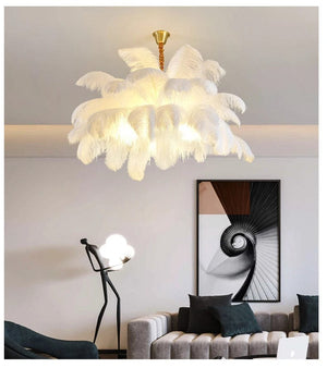 Jack Feather Chandelier Modern Chandelier