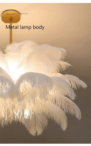 Jack Feather Chandelier Modern Chandelier