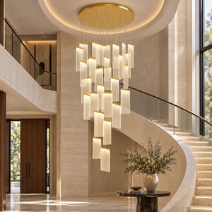 Jane Gold Staircase Chandelier Modern Chandelier