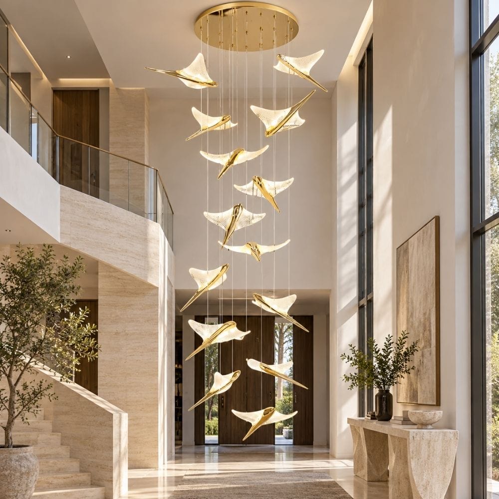 Jen Modern Stair Chandelier Modern Chandelier