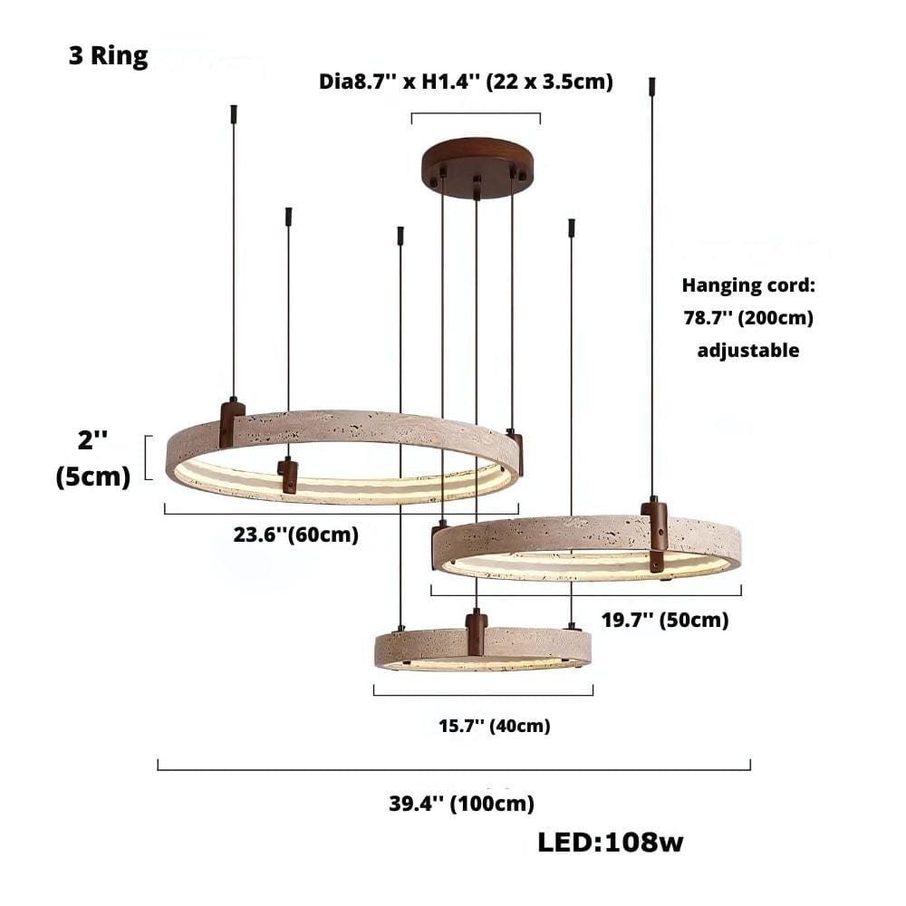 Joy Modern Natural Stone Chandelier Modern Chandelier