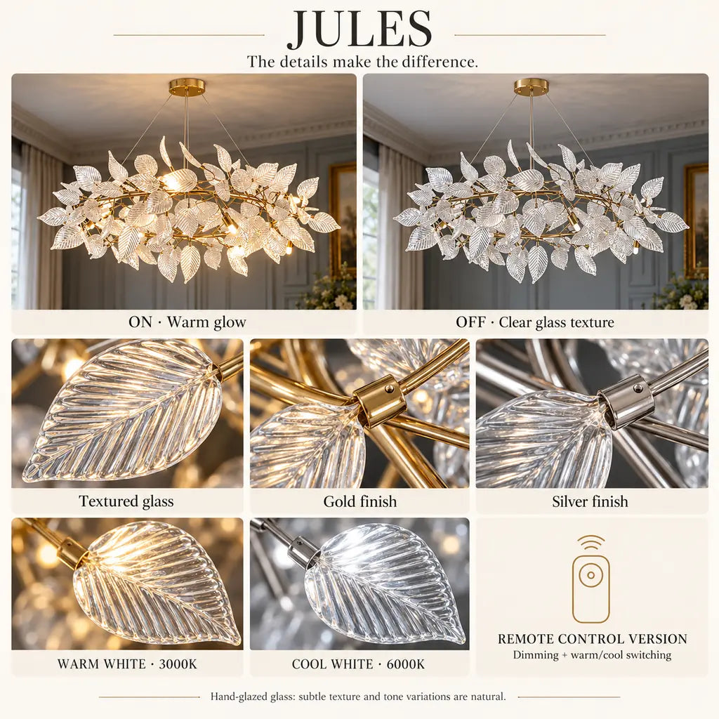 Jules Gold Branch Chandelier Modern Chandelier