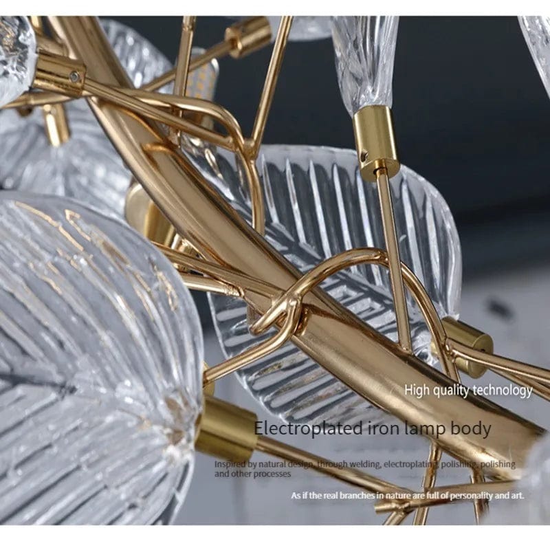 Jules Gold Branch Chandelier Modern Chandelier