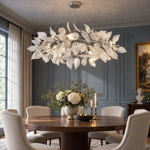 Jules Gold Branch Chandelier Round 23.62" (60 cm) / Warm White 3000K Modern Chandelier