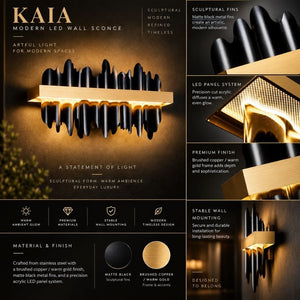 Kaia Modern Led Wall Sconce Modern Chandelier