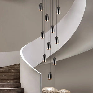 Kate Modern Stairwell Chandelier Modern Chandelier