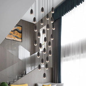 Kate Modern Stairwell Chandelier Modern Chandelier