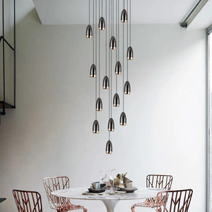 Kate Modern Stairwell Chandelier Modern Chandelier