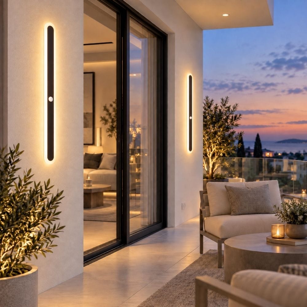 Kavero Motion Sensor Outdoor Wall Light for garage and side paths