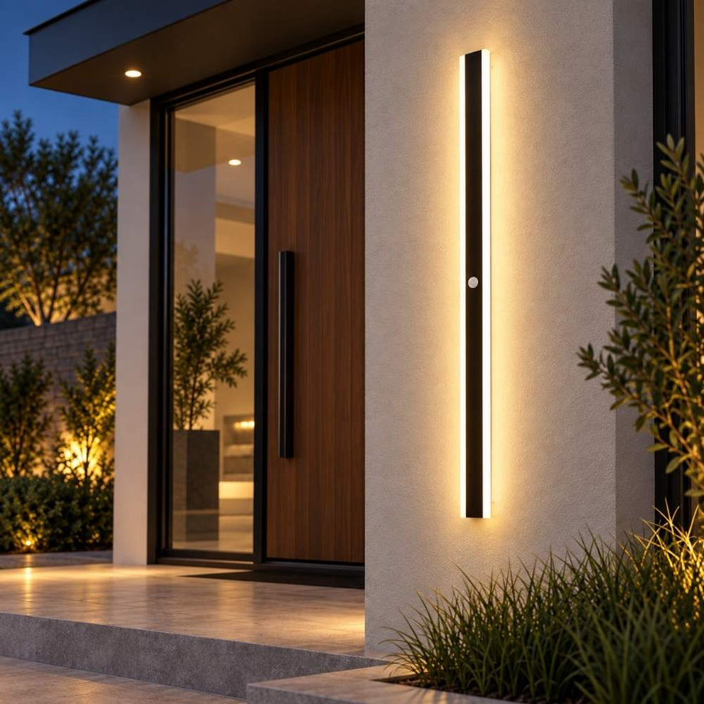 Kavero Motion Sensor Outdoor Wall Light | IP65 LED Bar – Modern Chandelier