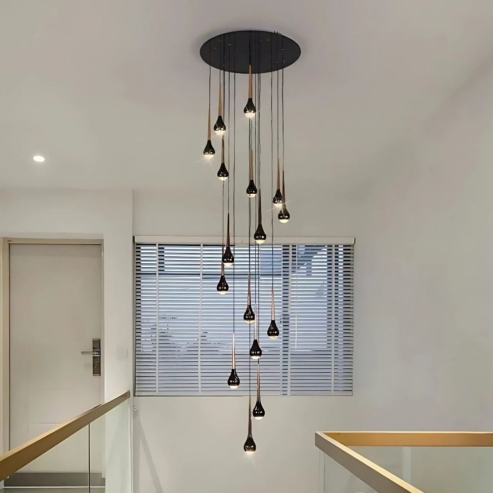 Kayl Geometric Staircase chandelier Modern Chandelier