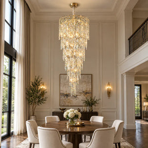 Large Crystal Entryway Chandelier Modern Chandelier