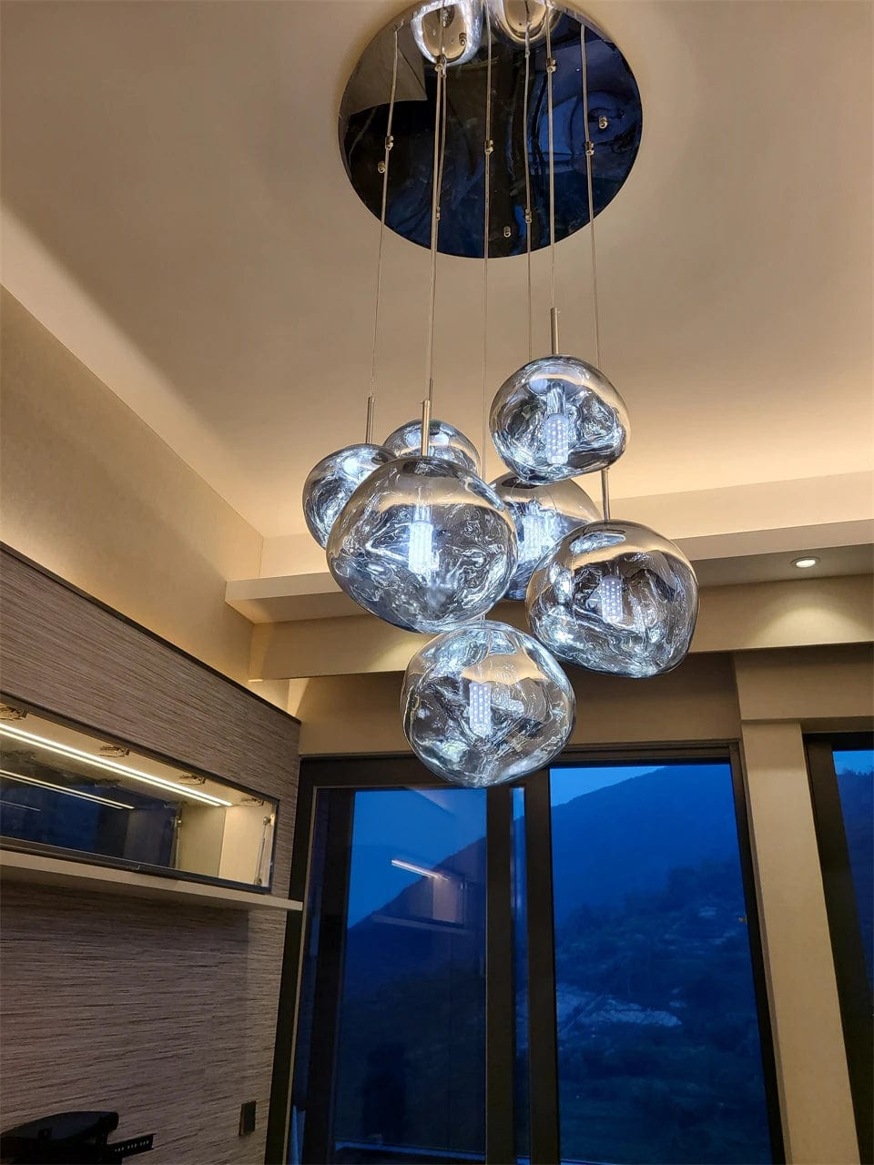 Lava Bubble Pendant Chandelier Modern Chandelier