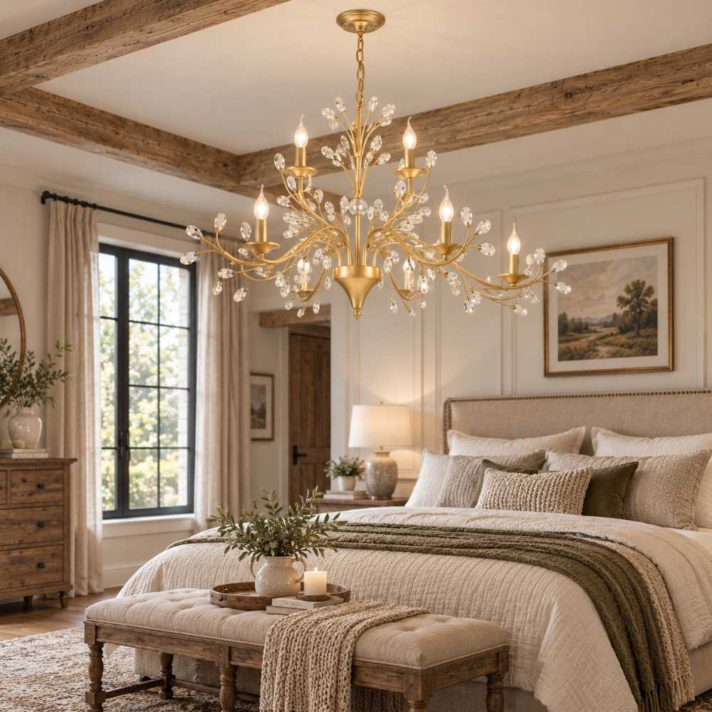 Legen Crystal Iron Chandelier Modern Chandelier