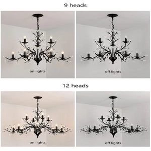 Legen Crystal Iron Chandelier Modern Chandelier