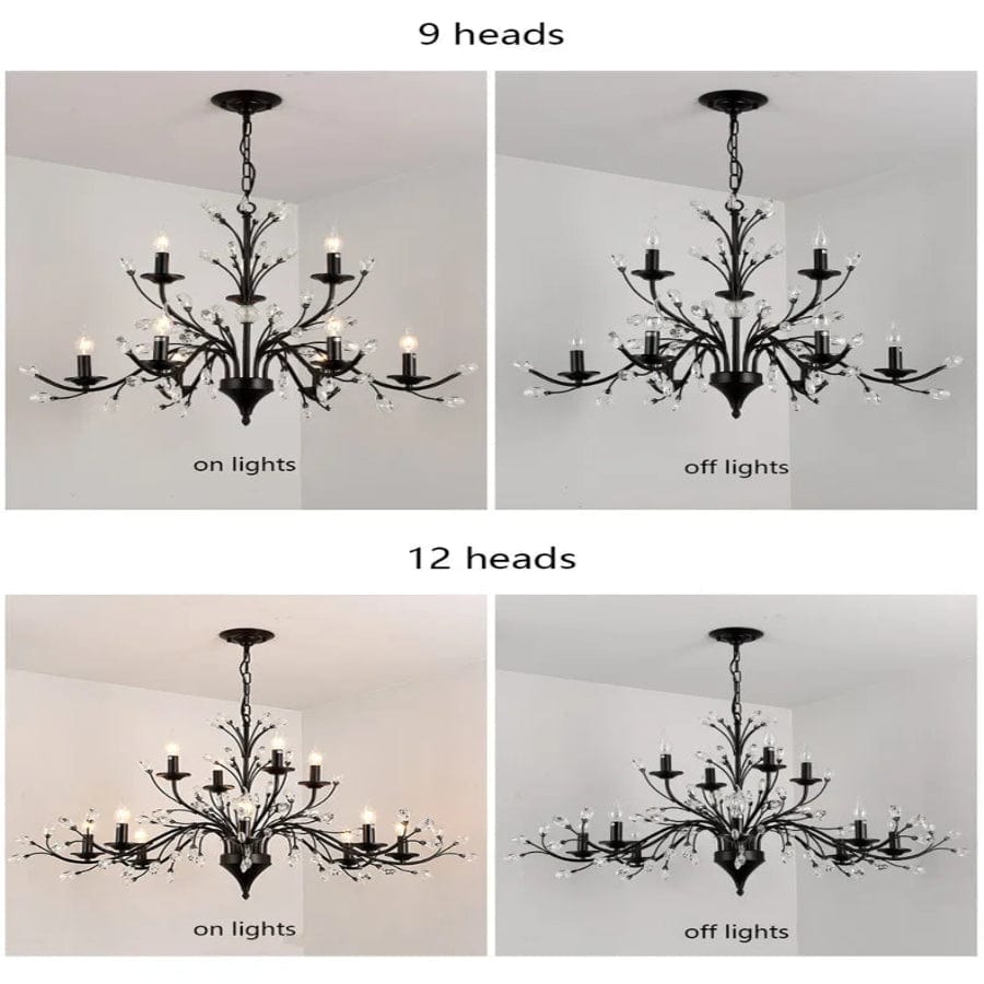 Legen Crystal Iron Chandelier Modern Chandelier