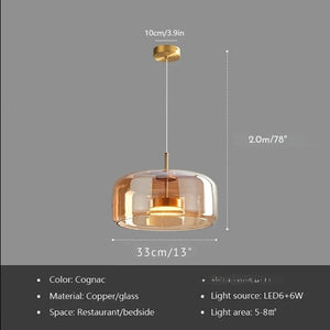Lindy Globe Glass Pendant Light Modern Chandelier