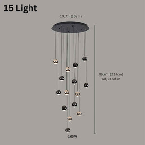 Lisa Grand Entry Chandelier Modern Chandelier