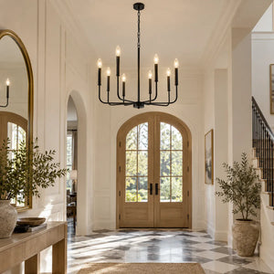 Lissa Rustic Iron Chandelier Modern Chandelier