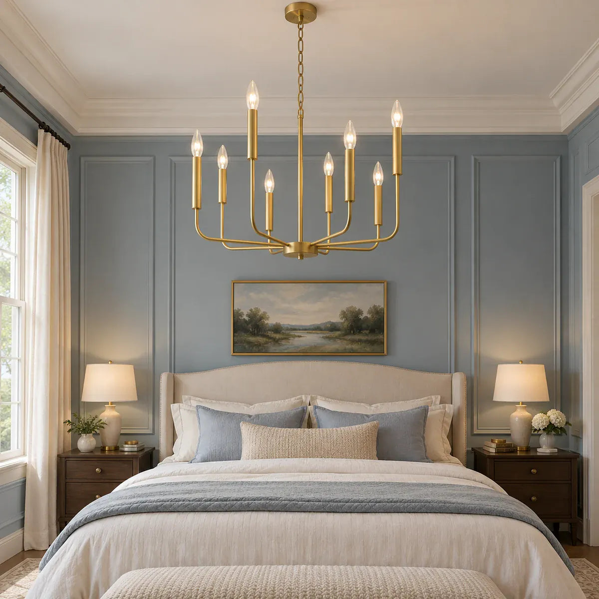 Lissa Rustic Iron Chandelier Modern Chandelier
