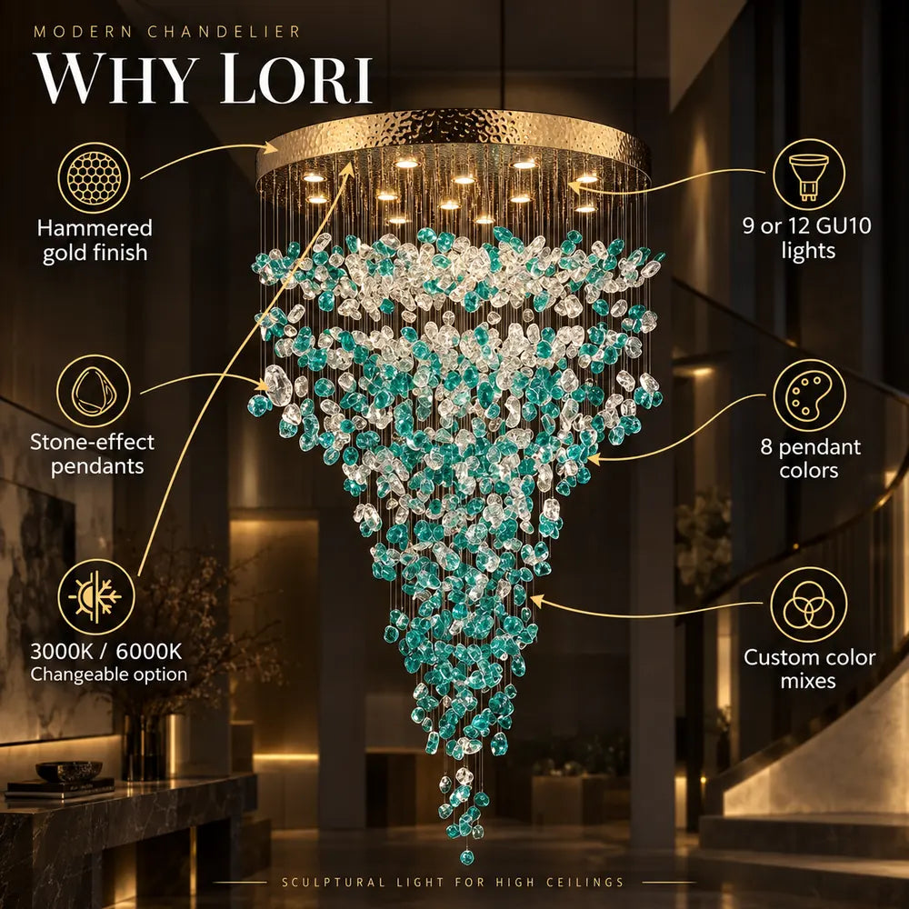 Lori Large Pendant Chandelier Modern Chandelier