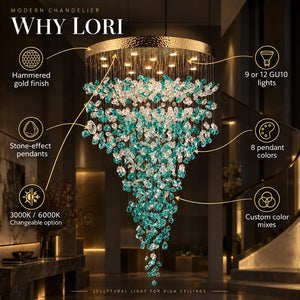 Lori Large Pendant Chandelier Modern Chandelier