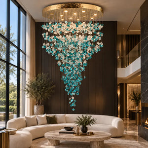 Lori Large Pendant Chandelier 9 Light / Warm White 3000K Modern Chandelier