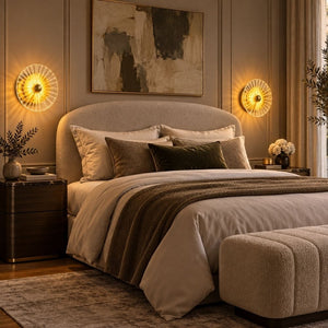 Lunara Modern Glass Disc Wall Sconce Modern Chandelier