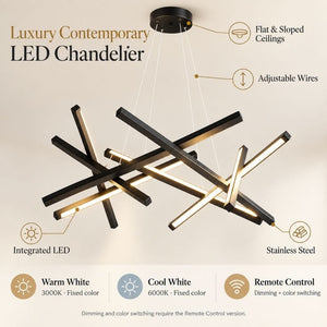 Luxury Contemporary LED Chandelier Modern Chandelier