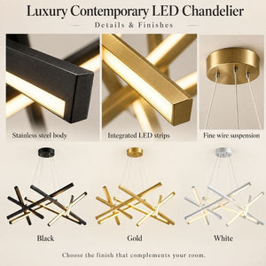 Luxury Contemporary LED Chandelier Modern Chandelier