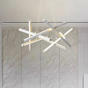 Luxury Contemporary LED Chandelier White / 25.6'' (65cm) / Warm White 3000K Modern Chandelier