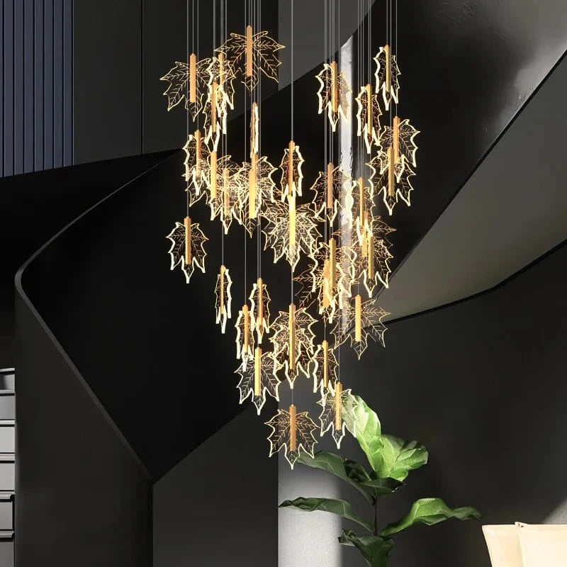 Luxury Led Staircase Chandelier Modern Chandelier