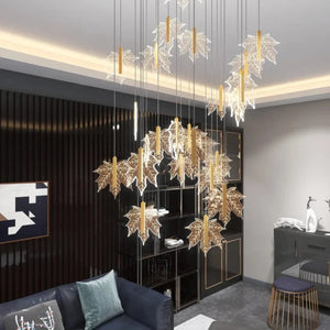 Luxury Led Staircase Chandelier Modern Chandelier