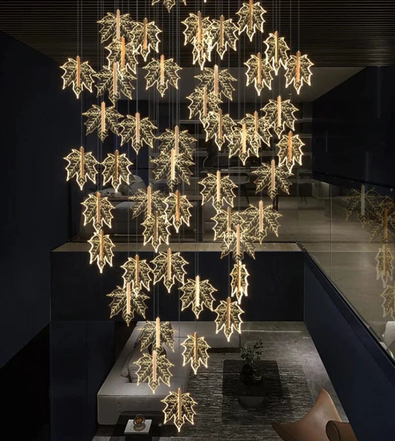 Luxury Led Staircase Chandelier Modern Chandelier