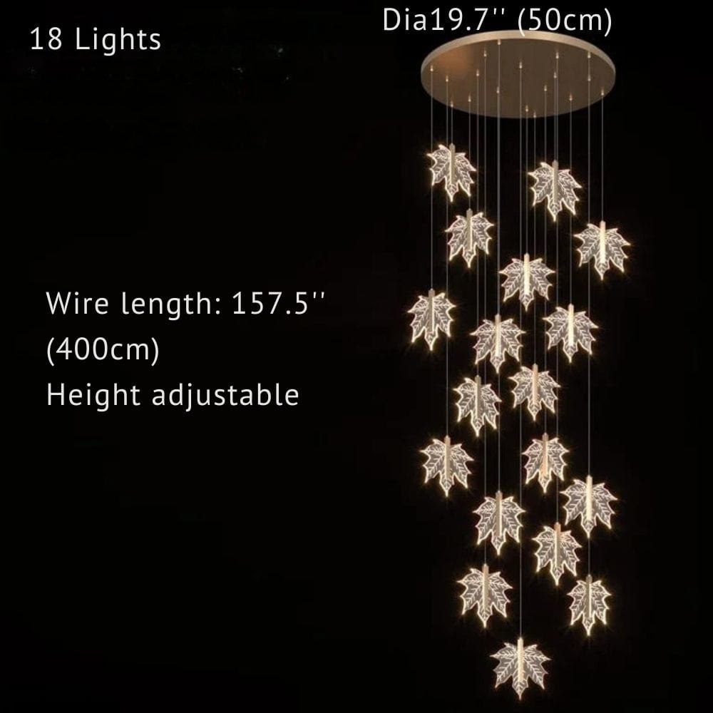 Luxury Led Staircase Chandelier Modern Chandelier