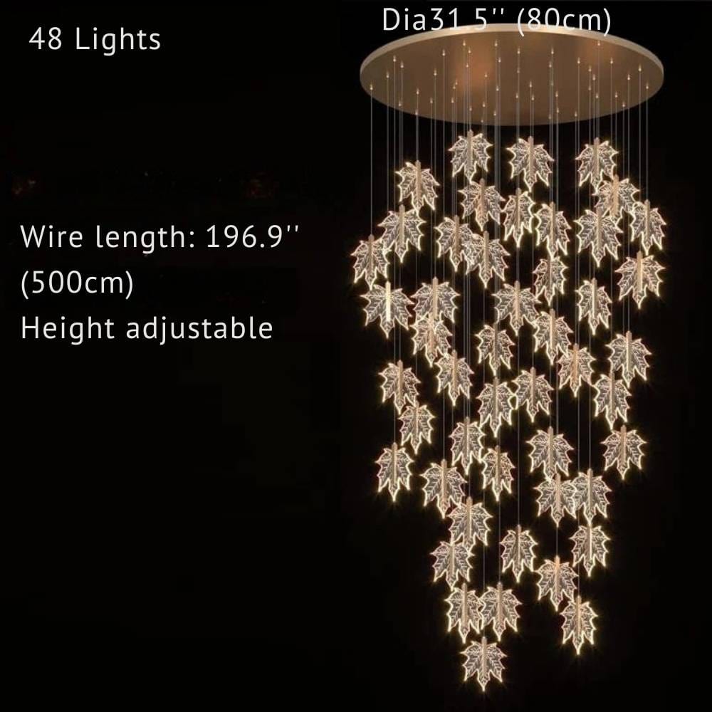 Luxury Led Staircase Chandelier Modern Chandelier