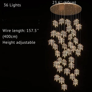 Luxury Led Staircase Chandelier Modern Chandelier