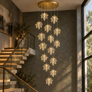 Luxury Led Staircase Chandelier Modern Chandelier