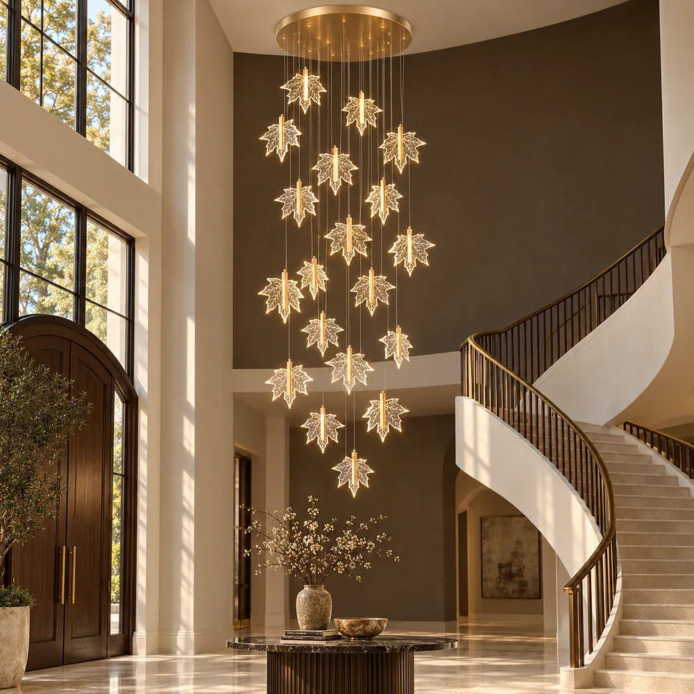 Luxury Led Staircase Chandelier Modern Chandelier