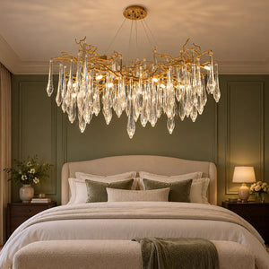 Lyra Crystal Branch Chandelier Modern Chandelier