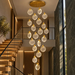 Mabel Staircase Long Chandelier Modern Chandelier