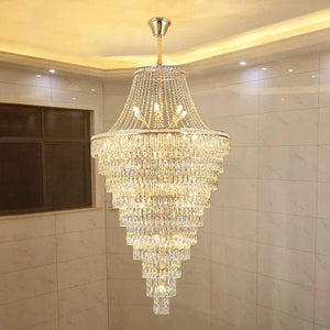 Maia Crystal Foyer Chandelier Modern Chandelier