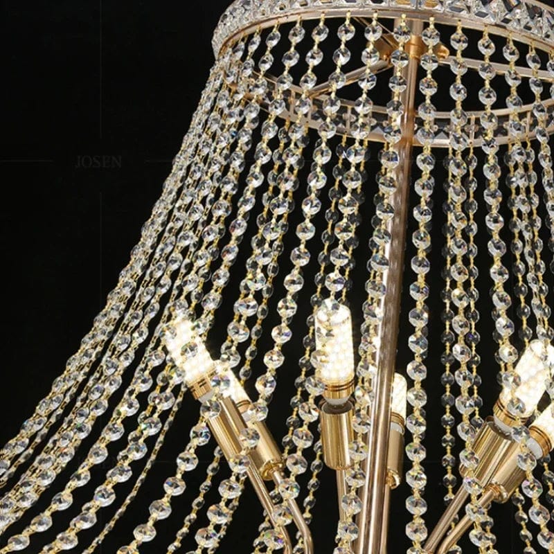 Maia Crystal Foyer Chandelier Modern Chandelier