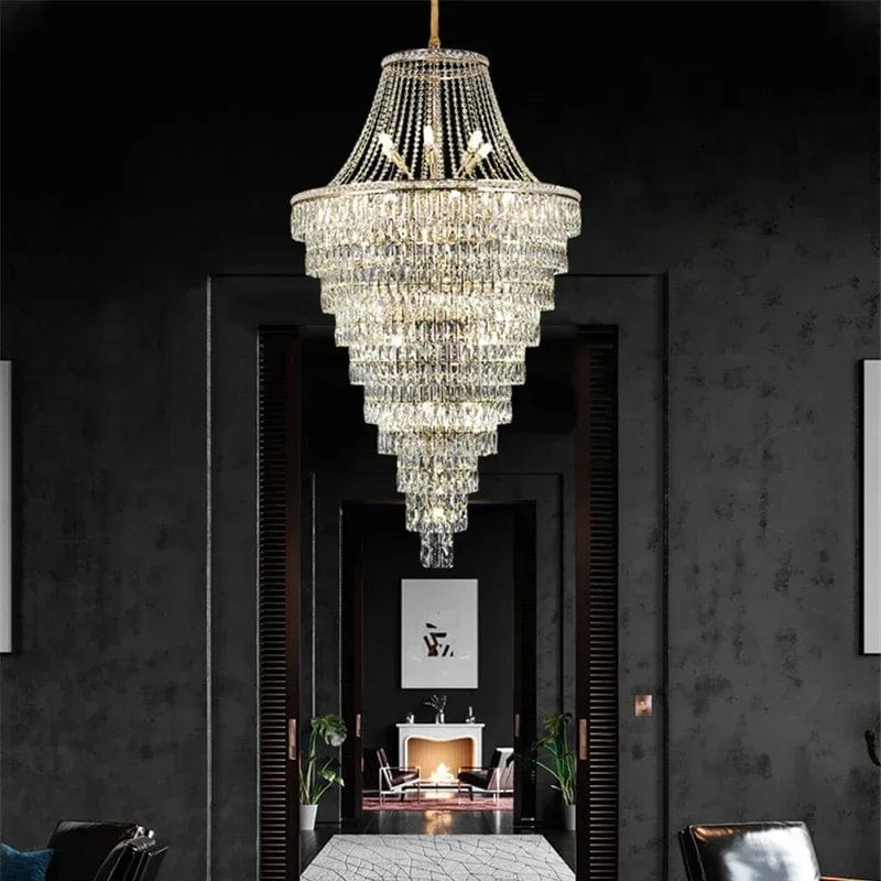 Maia Crystal Foyer Chandelier Modern Chandelier